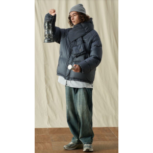 Пуховик Nothomme Scarf Teflon Puffer 20M022gry (grey)