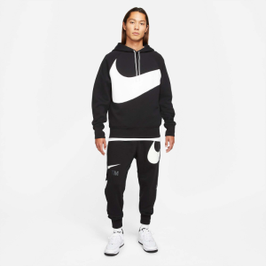 Худи Nike Swoosh Tech Fleece DD8223-010 (black-white)