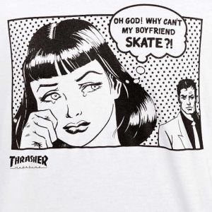 Футболка Thrasher Boyfriend 311025 (white)
