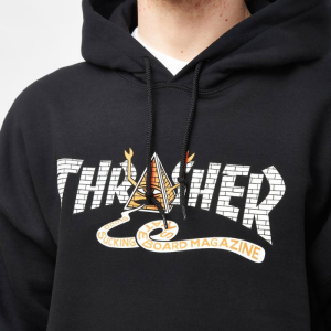Худи Thrasher X Toy Machine Pyramid 315044 (black)