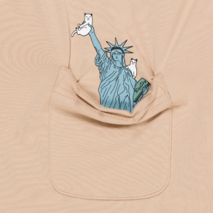 Футболка Ripndip Liberty Pocket Tee RNDSPR25157 (almond)
