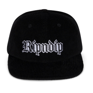 Кепка Ripndip Lord Savior Nerm Corduroy Strackback RND10132 (black)