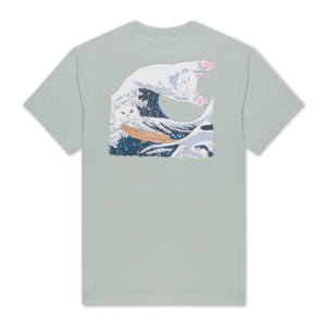 Футболка Ripndip Great Wave Tee RNDSPR25155 (sage grey)