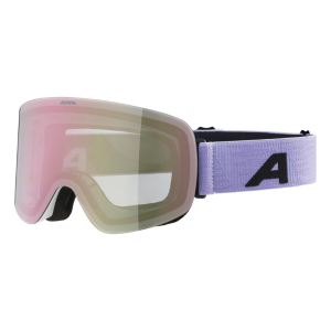 Маска Горнолыжная Alpina Penken A7292812 (white-lilac matt/rose gold mirror s3)