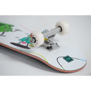 Скейтборд В Сборе Детский Юнион Скейтборды Uman un25-umankids-cmplt (white)