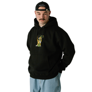 Худи Postaments Alkobot post-alkohood-24 (black)