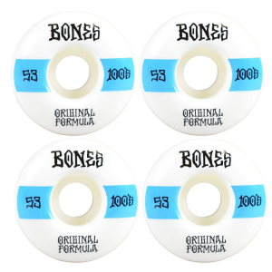 Колеса Bones 100'S V4 Wide WSBABCM530014A4 (white)