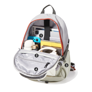 Рюкзак Livebox En Direct Travel High Capacity Casual Backpack B-640-A-2 (white-red)