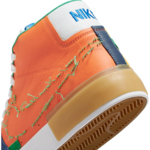 Кеды Nike SB Zoom Blazer Mid Edge L DA2189-800 (safety orange-lucky green)