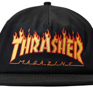 Кепка Thrasher Flame Embroidered Snapback 3131408 (black)