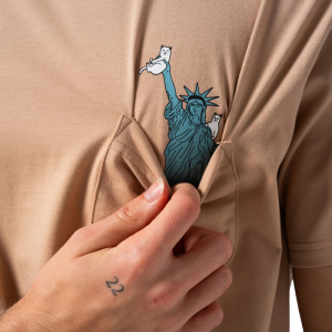 Футболка Ripndip Liberty Pocket Tee RNDSPR25157 (almond)