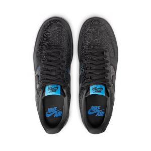 Кроссовки Nike Air Force 1 '07 X Computer Chip Space Jam DH5354-001 (black-lt blue fury)