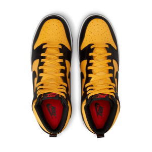 Кроссовки Nike Dunk Hi Retro DD1399-700 (university gold/black/white/habanero red)