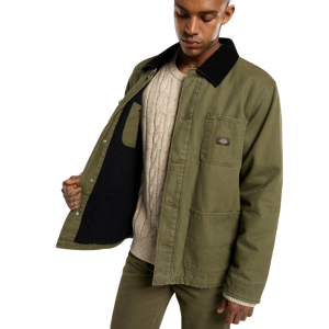 Куртка Dickies Chore Jacket Lined Canvas DK0A87O3MGR1 (military green)