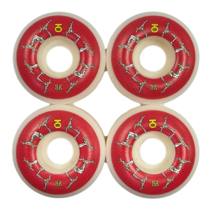 Колеса Юнион Скейтборды Leg 52 X Shape un25-leg-whl (red)