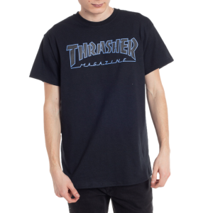 Футболка Thrasher Outlined 311172 (black-black)