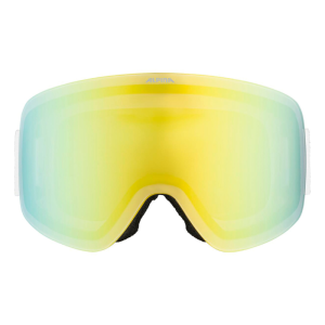 Маска Горнолыжная Alpina Penken A7292811 (white matt/gold mirror s3)