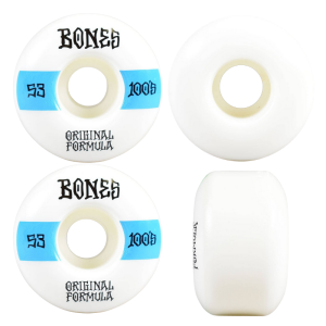 Колеса Bones 100'S V4 Wide WSBABCM530014A4 (white)