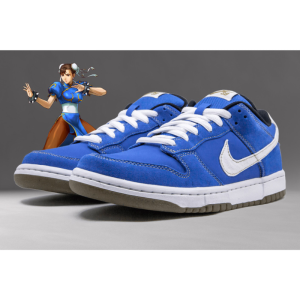 Кеды Nike SB Dunk Low Pro Pro "Street Fighter Chun Li" 304292-405 (argon blue-white)