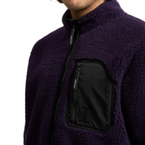 Толстовка Volcom Muzzer Fuzzar Zip A4832306DPLM- (dark purple)