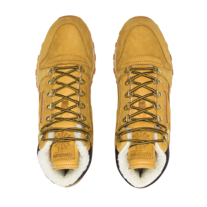 Кроссовки Reebok Classic Leather Mid Sherpa V70679 (golden wheat-brown-white)