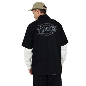 Рубашка Dickies X Thrasher Work Shirt DK0A88HTBLK1 (black)