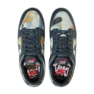 Кроссовки Nike Dunk Low Retro PRM "Graffiti Navy" DM0108-400 (obsidian-summit white)