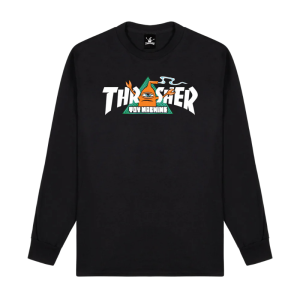 Лонгслив Thrasher X Toy Machine Vortex Ls 314065 (black)