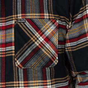 Рубашка Volcom Netastone Flannel LS A0532510AQK- (antique black)