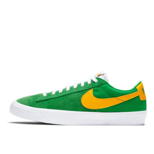 Кеды Nike SB Zoom Blazer Low Pro GT DC7695-300 (lucky green-university gold)
