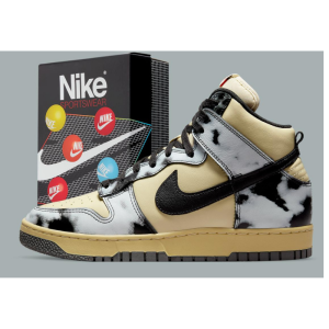 Кроссовки Nike Dunk Hi 1985 Sp DD9404-700 (lemon drop black-saturn gold)