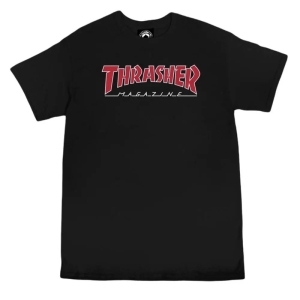 Футболка Thrasher Outlined 311172 (black-black)