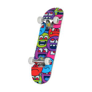 Скейтборд В Сборе Детский Юнион Скейтборды Emoji un25-emoji-cmplt (multi)