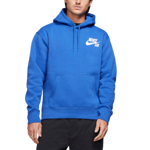 Худи Nike SB Icon PO Essential CW7064-480 (game royal-white)