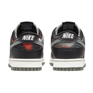 Кроссовки Nike Dunk Low Retro PRM "Graffiti Black Red" DM0108-001 (black-tumbled grey)