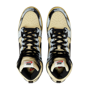 Кроссовки Nike Dunk Hi 1985 Sp DD9404-700 (lemon drop black-saturn gold)