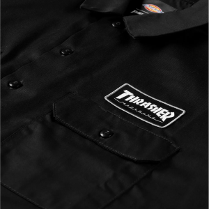 Рубашка Dickies X Thrasher Work Shirt DK0A88HTBLK1 (black)
