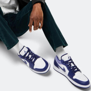 Кроссовки Jordan Air Jordan 1 Low 553558-515 (sky j purple-skyj lt purple)