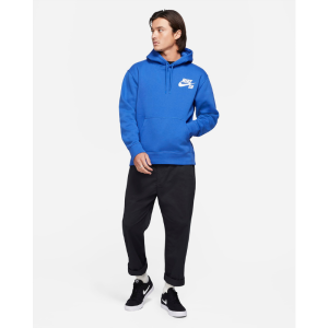 Худи Nike SB Icon PO Essential CW7064-480 (game royal-white)