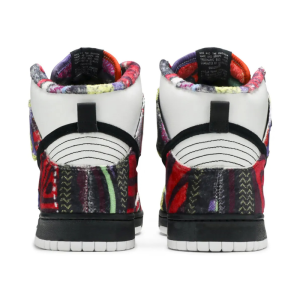 Кеды Nike SB Dunk High Premium "Huxtable" 313171-101 (white-black)