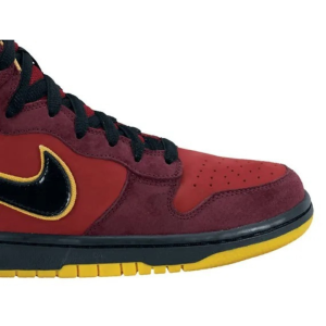 Кеды Nike SB Dunk High Premium "Iron Man" 313171-600 (team red-black-yellow ochre)