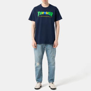 Футболка Thrasher Brazil Revista 311573 (navy)