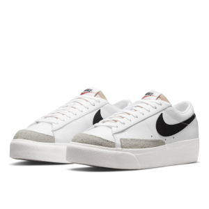 Кроссовки Женские Nike Blazer Low Platform DJ0292-101 (white-black)
