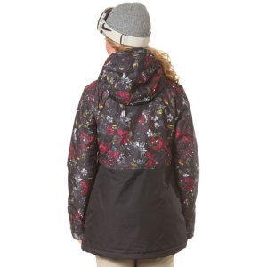 Куртка женская горнолыжная NIKE Shasta Print 558979-010 (blk-blk)