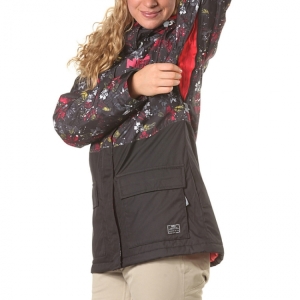 Куртка женская горнолыжная NIKE Shasta Print 558979-010 (blk-blk)