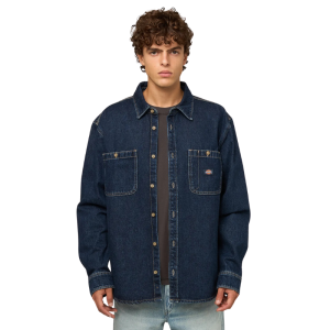 Рубашка Dickies Mechanic Denim Shirt LS DK0A87PX0DD1 (dark indigo)