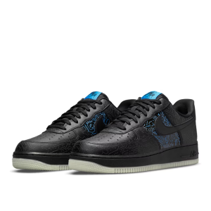 Кроссовки Nike Air Force 1 '07 X Computer Chip Space Jam DH5354-001 (black-lt blue fury)