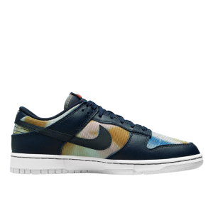 Кроссовки Nike Dunk Low Retro PRM "Graffiti Navy" DM0108-400 (obsidian-summit white)
