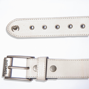 Ремень Lowlife Duel Checker LL666w (white-marshmallow-silver)