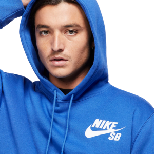 Худи Nike SB Icon PO Essential CW7064-480 (game royal-white)